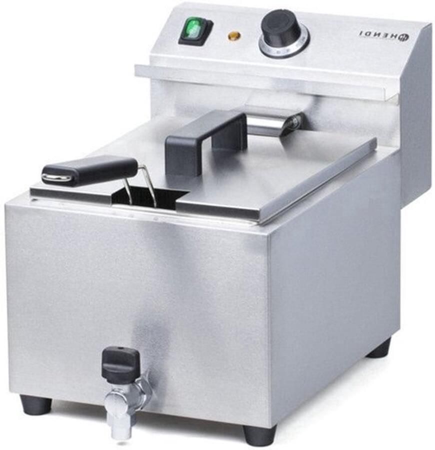 Corenia Friteuse – Frituurpan – Professionele Frituurpan – Horecafriteuse – Koude Zone – 8 Liter Inhoud – 3500W Vermogen