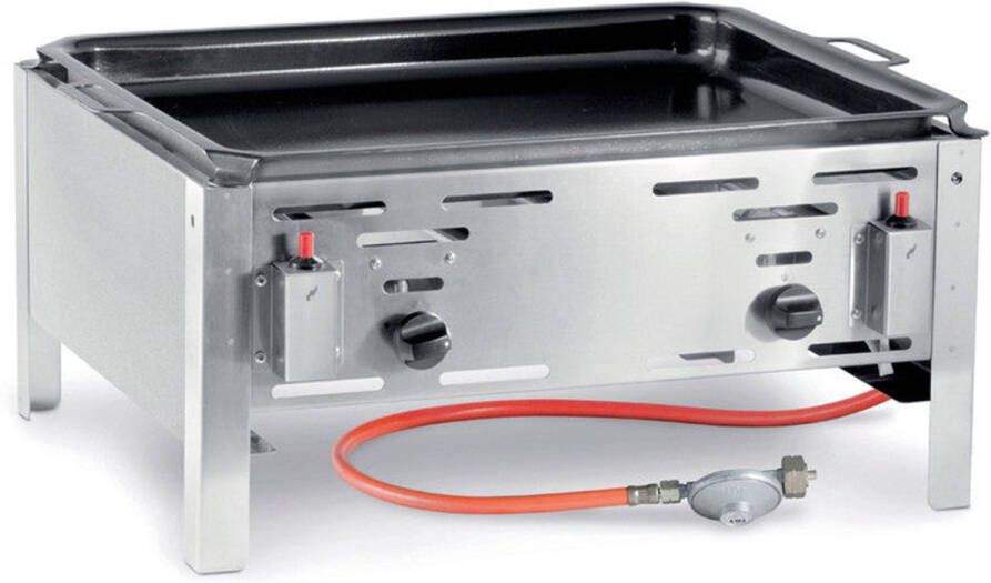 Corenia Gasbrander – Buitenkeuken Brander – Campingkooktoestel – Outdoor Gasfornuis – Gas Kookbrander – 11600W Vermogen – Roestvrijstalen Emaillen Pan 590x480mm