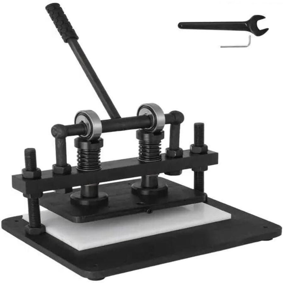 Corenia Handmatige Stansmachine – Snijmachine – Snijpers – Stanspers – Leer Snijden – 1 5 Ton Druk – Snijoppervlak 260 x 150 Mm