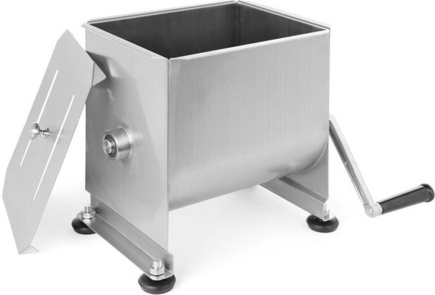 Corenia Handmixer Worstvulling – Worstmaker – Vleesmenger – Sausagemixer – Handmixer 18 Liter – Roestvrij Staal – Handmatig Aangedreven