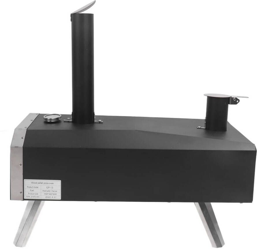 Corenia Houtgestookte Pizzaoven – Draagbare Pizza Oven – Pelletoven – Buitenoven – RVS Met Hoogwaardige Isolatie – Tot 400°C