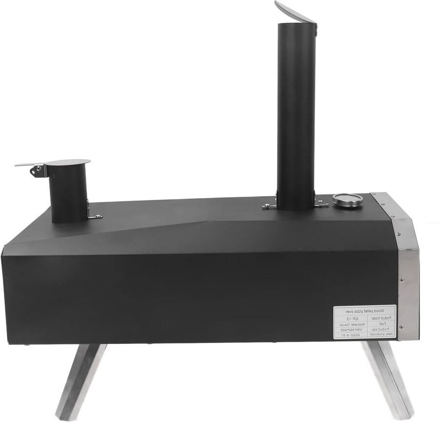 Corenia Houtgestookte Pizzaoven – Draagbare Pizza Oven – Pelletoven – Buitenoven – RVS Met Hoogwaardige Isolatie – Tot 400°C