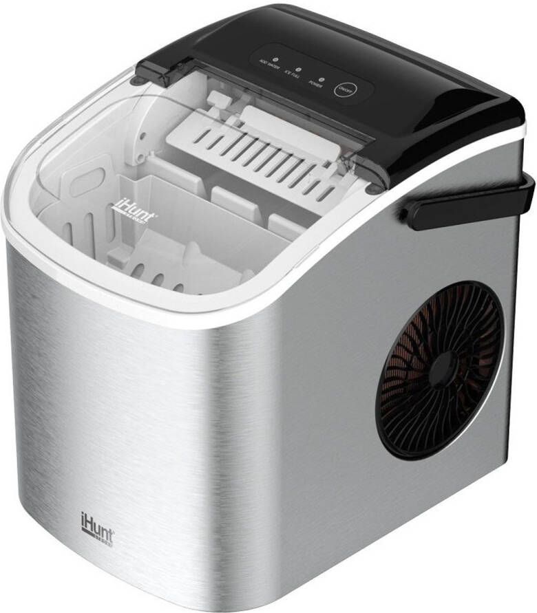 Corenia IJsblokjesmaker – IJsmachine – IJsblokjesmaker Compact – IJsblokjesmachine Draagbaar – IJsklontjesmaker – Stil In Gebruik – 12-15 Kg Per Dag Capaciteit – 8-10 Minuten Snelle ie