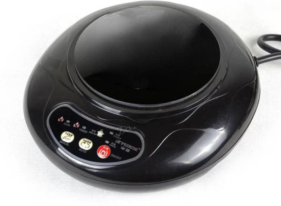 Corenia Inductie kookplaat Induction Hob Mini-inductiekookplaat Kleine Huishoudelijke hete pot Theezetapparaat Theefornuis Elektrisch Fornuis voor Studentenhuisvesting Elektrische Brander Zwart Induction Cook Top Inductie Fornuis