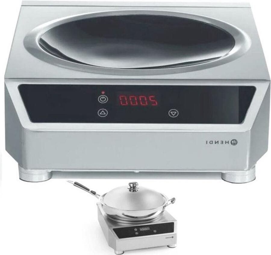 Corenia Inductiekookplaat – Inductiekoker – Inductieplaat – Elektrische kookplaat – Wokplaat – 3500W Vermogen – RVS Behuizing