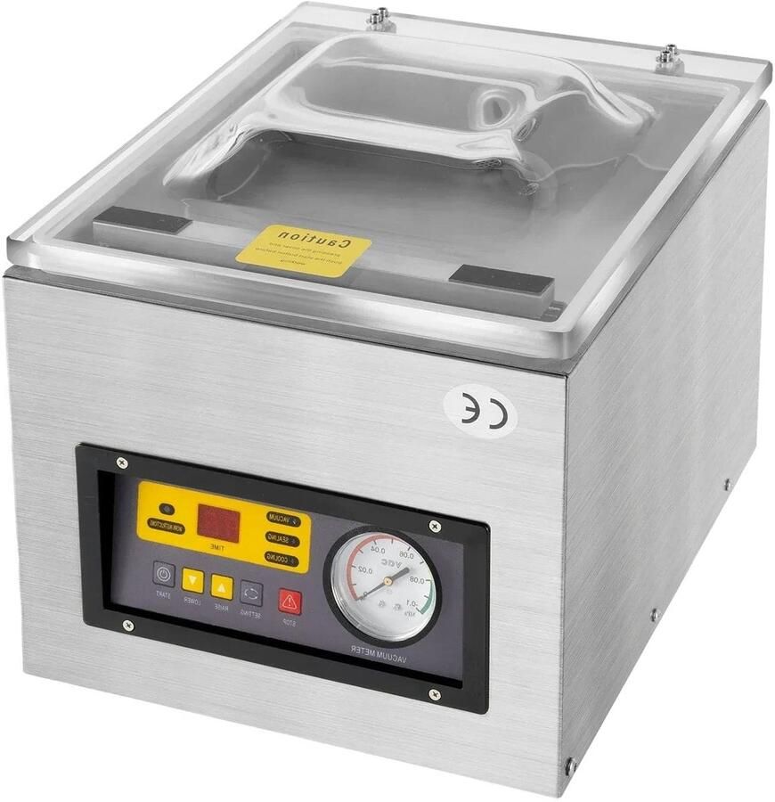 Corenia Kamervacuümsealer – Vacuümsealer – Vacumeermachine – Voedselverpakkingmachine – Sealmachine – Roestvrij Staal – 3-in-1 Vacuüm Seal en Koelfunctie