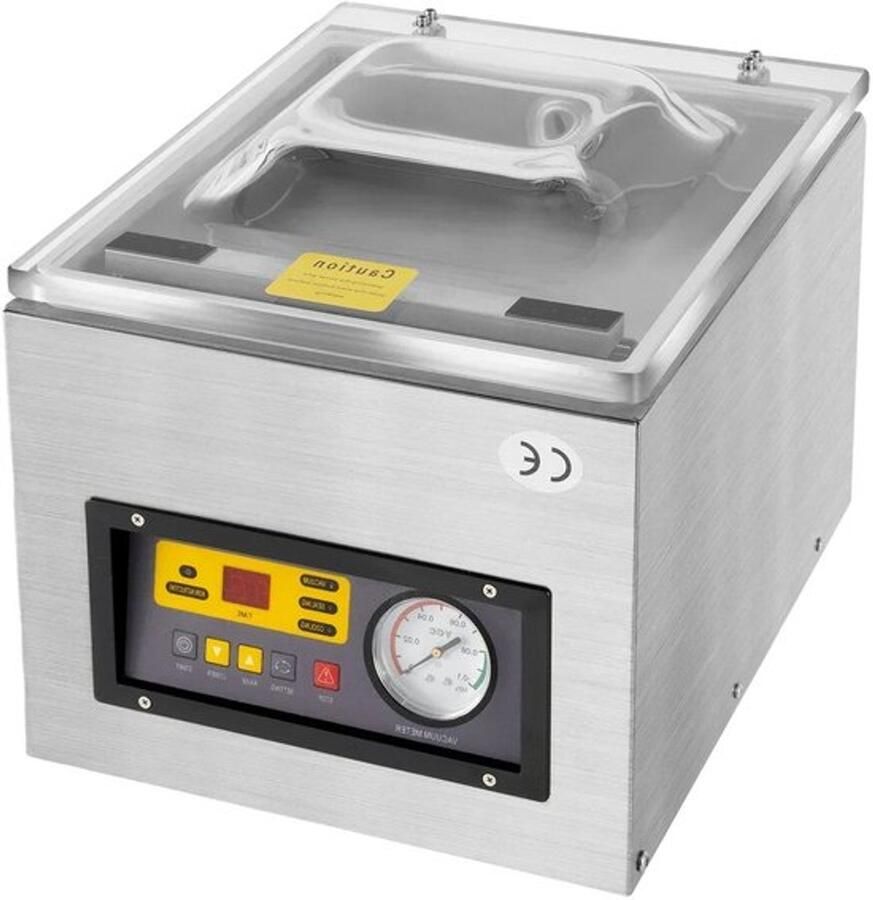 Corenia Kamervacuümsealer – Vacuümsealer – Vacumeermachine – Voedselverpakkingmachine – Sealmachine – Roestvrij Staal – 3-in-1 Vacuüm Seal en Koelfunctie