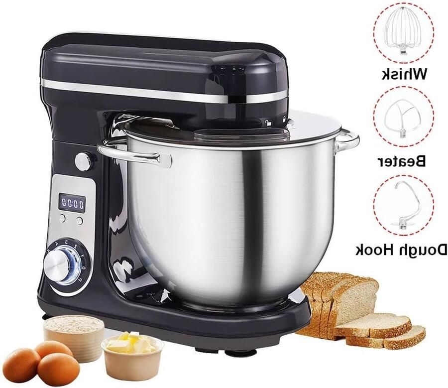 Corenia Keukenmachine Foodmixer Met 1200W Krachtige Motor Keukenmachine Bosch Met 6L RVS Kom