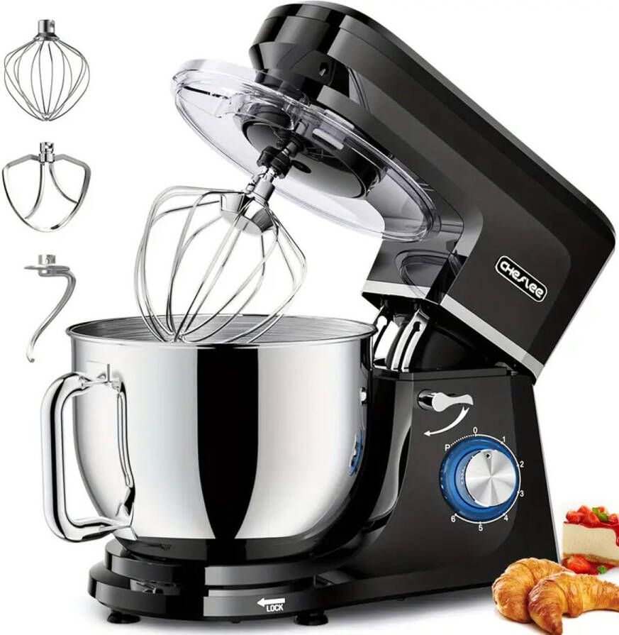 Corenia Keukenmixer – Keukenmachine – Keukenrobot – Standmixer – Elektrische Mixer – 1800W Vermogen – 7 2 Liter Mengkom