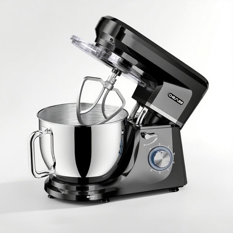 Corenia Keukenmixer – Mengmachine – Deegmixer – Standmixer – Elektrische Mixer – 7 2 Liter Kom – 2000 Watt Krachtig