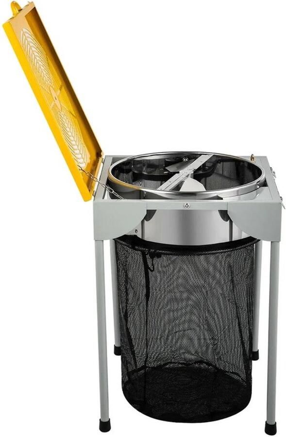 Corenia Knopschaar Trimmerkop Elektrische Snijmachine 18 Inch Hydroponische Elektrische Bladschaar 3 Snelheden 60W 6-Mes Tuingereedschap Zilver Geel