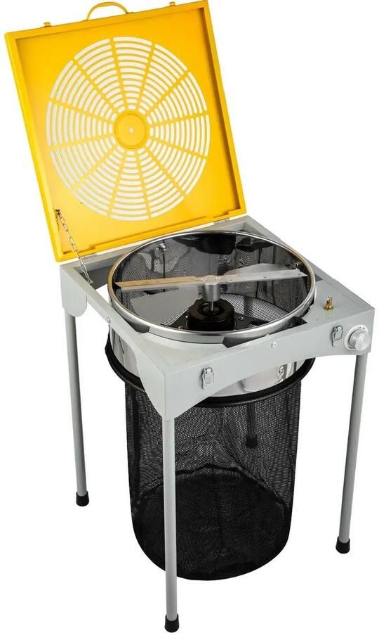 Corenia Knopschaar Trimmerkop Elektrische Snijmachine 18 Inch Hydroponische Elektrische Bladschaar 3 Snelheden 60W 6-Mes Tuingereedschap Zilver Geel - Foto 2