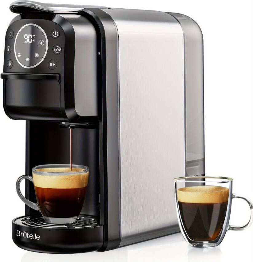 Corenia Koffiemachine – Espressoapparaat – Capsulemachine – Nespresso Koffiezetter – Espresso Maker – 1400W Snel Verwarmen – 20 Bar Hoge Druk – Zwart – 700ml Afneembare Watertank