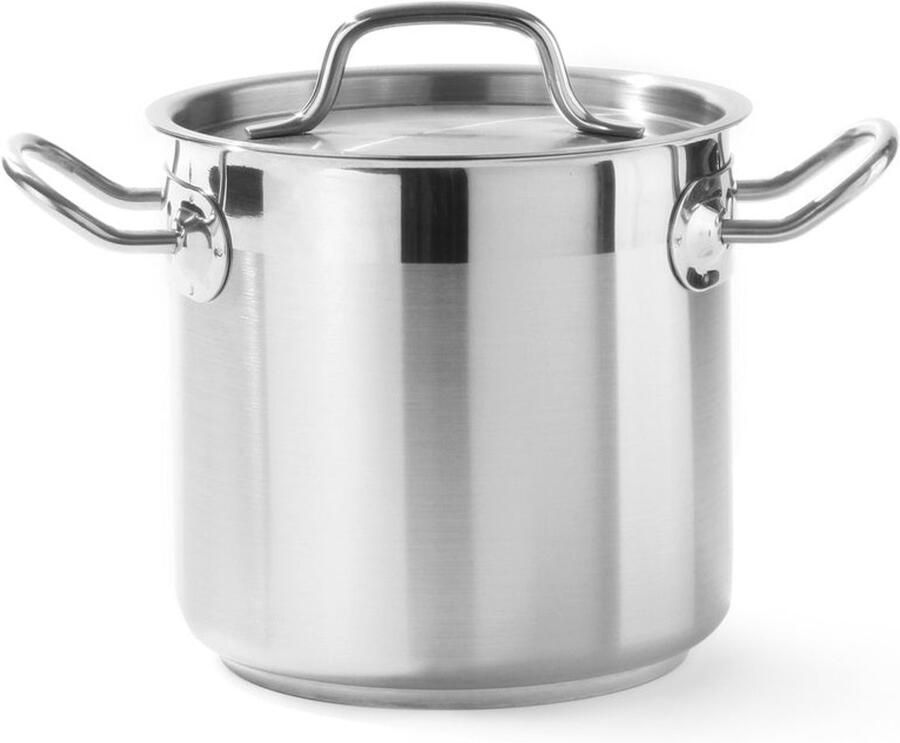 Corenia Kookpot – Soeppan – Braadpan – Pannenset – Stoofpan – Professionele 37 Liter – Sandwich Bodem Roestvrij Staal