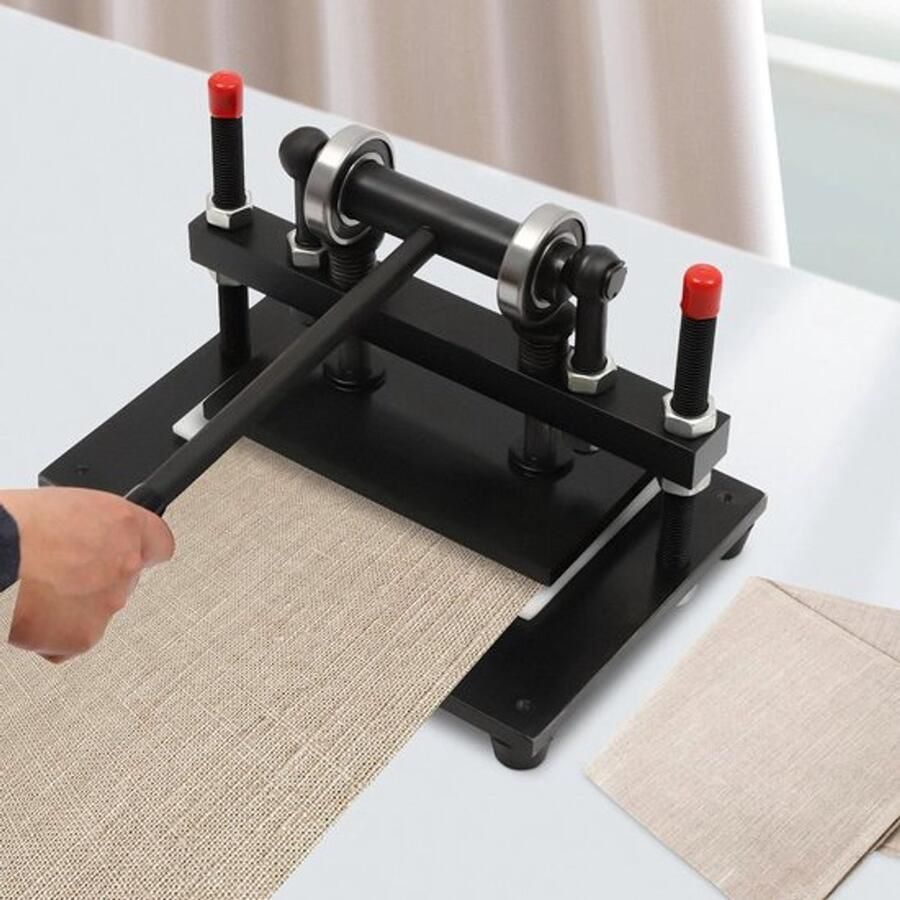 Corenia Leren Snijmachine – Snijmachine Voor Leer – Handmatige Snijmachine – Leer Snijapparaat – Stalen Constructie – Tot 2 Ton Druk