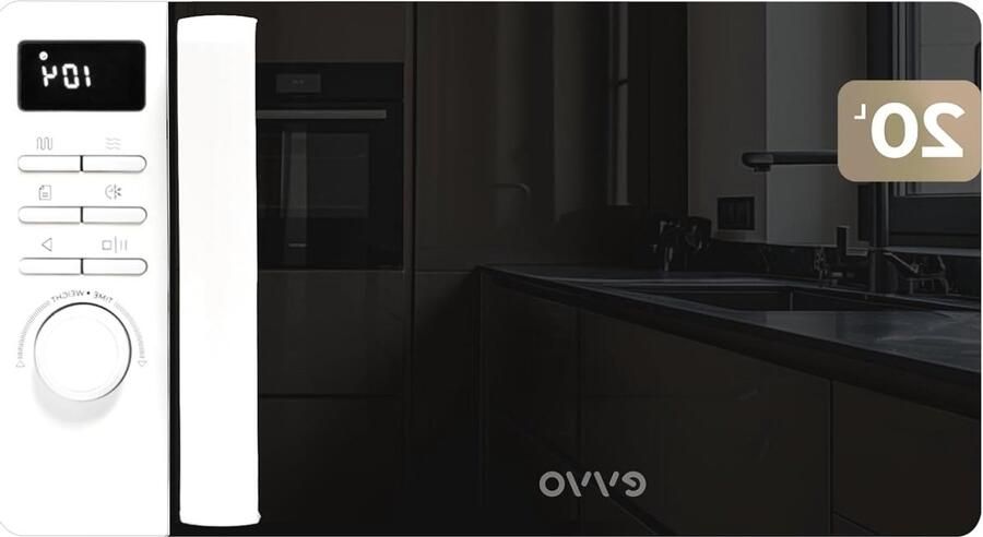 Corenia Magnetron – Microgolfoven – Keukenoven – Opwarmer – Grilloven – Multifunctioneel – 20 Liter Inhoud – 800W Grillfunctie