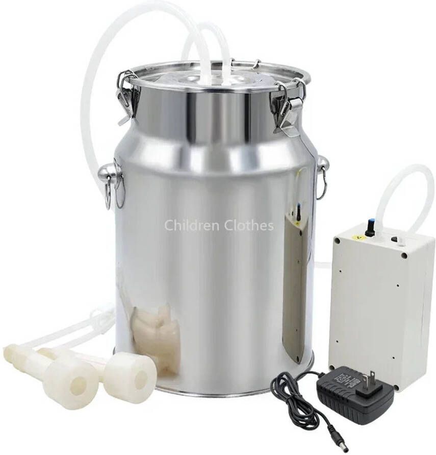 Corenia Melkmachine – Elektrische Melkmachine – Koe Melker – Geitenmelkmachine – Melkafname Apparaat – 10L RVS Melkbeker – Instelbare Zuigkracht