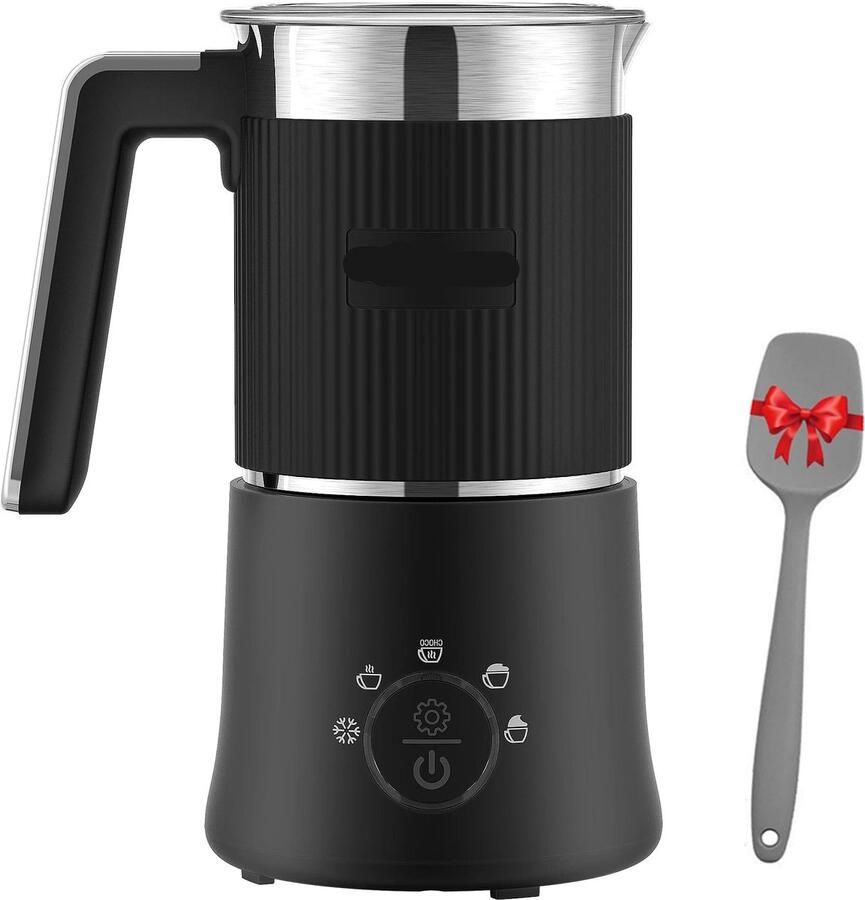 Corenia Melkopschuimer Electrisch Milk Frother 5-in-1 – Warm & Koud Schuim – Warme Chocolademaker – Vaatwasserbestendig