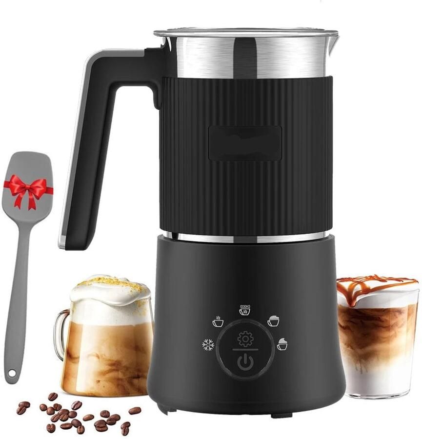 Corenia Melkopschuimer Stomer Elektrische Afneembare- 5-in-1 Automatische -Warme Koude 500W 240V Roestvrij staal Vaatwasserbestendig