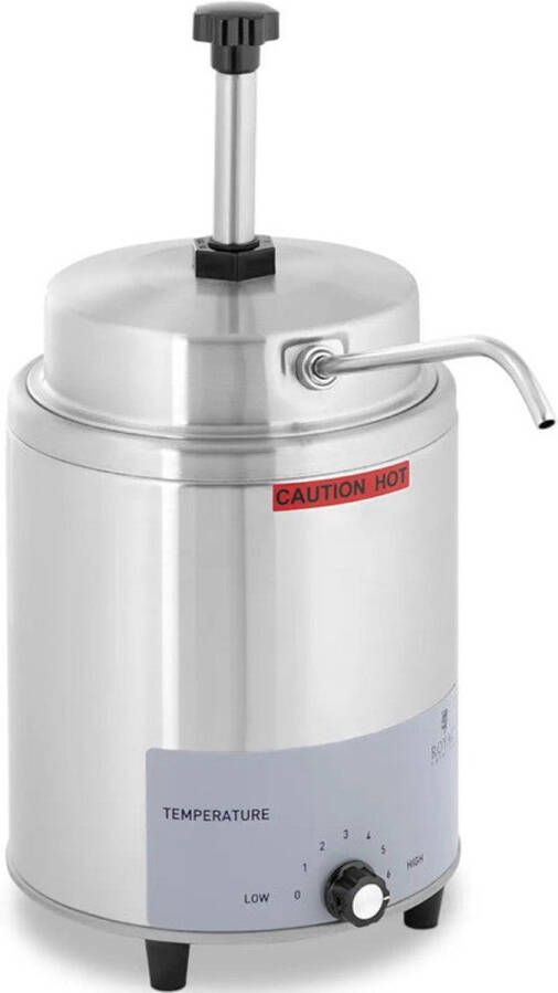 Corenia Sausenwarmer – Sausdispenser – Warmhoudapparaat – Buffetwarmer – Elektrische Sausverwarmer – 3 Liter Inhoud – 550 Watt Vermogen