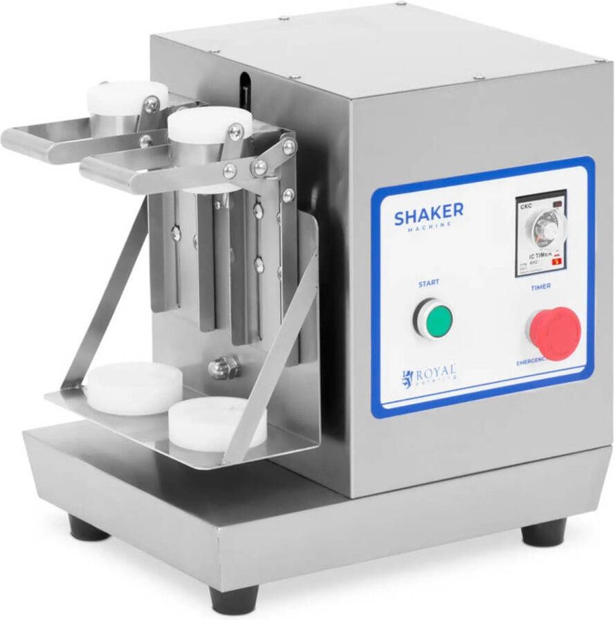 Corenia Shaker Mixer Bar – Cocktail Mixer – Drankenshaker – Dubbele Shaker – Bar Blender – Dubbele Bekers 350 750 ml – 240 RPM Motor – Roestvrij Staal – Timer & Veiligheidsschakelaar