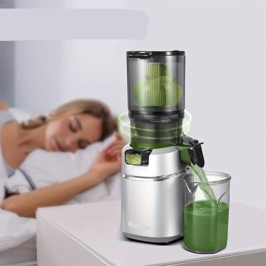 Corenia Slowjuicer – Juicer – Sapcentrifuge – Sapmaker – Slow Extractor – 13 5 Cm Voederopening – 1 8 Liter Opvangcapaciteit Zwart - Foto 2