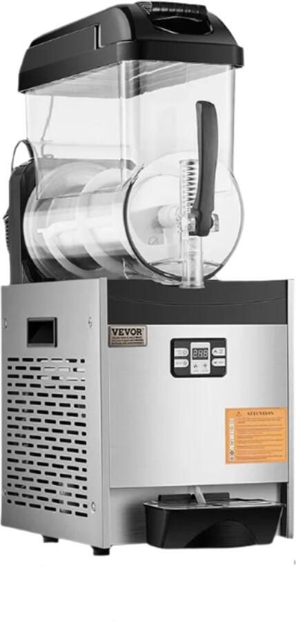 Corenia Slushy Machine – Slushmachine – IJsmachine – Frozen Drink Maker – Dubbele Tanks 1x12L E – Instelbare Temperatuur
