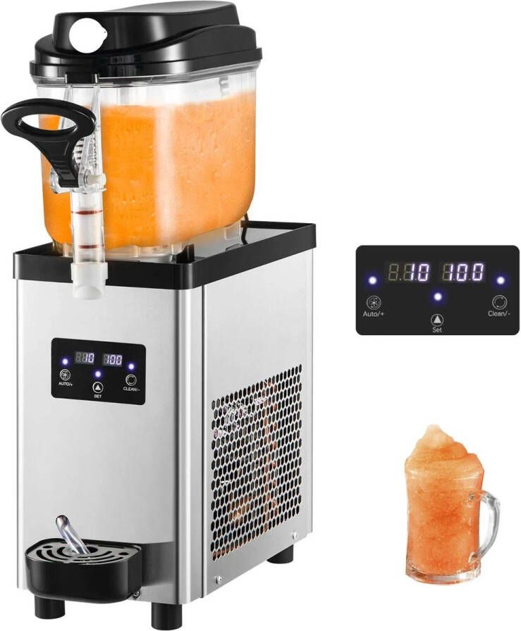Corenia Slushymachine – Slushmachine – Granita Maker – Ijskoude Drankjes – 6 Liter Capaciteit – 230W Compressor
