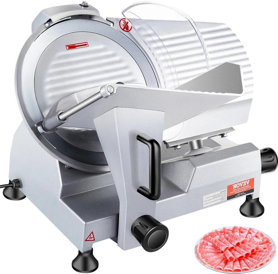Corenia Snijmachine -Vleessnijder Alles Snijder Vleessnijder Dun Vleessnijmachine voor Thuis 240W 350-400RPM Commerciële Vleessnijder - Foto 2