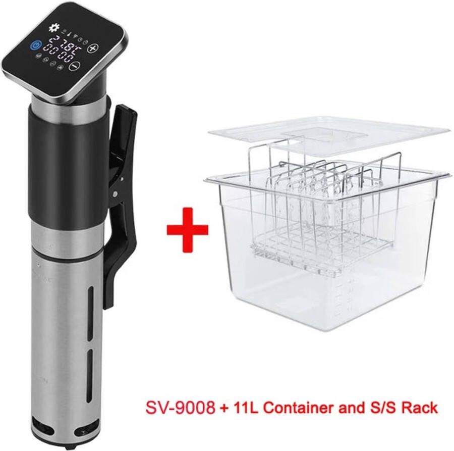 Corenia Sous Vide Sous-vide Kokers Sous Vide Stick 1300W IPX7 Waterdicht Smart App Bediening 5e Generatie RVS Precisie Koker Digitale Timer Temperatuurregeling 9008 N