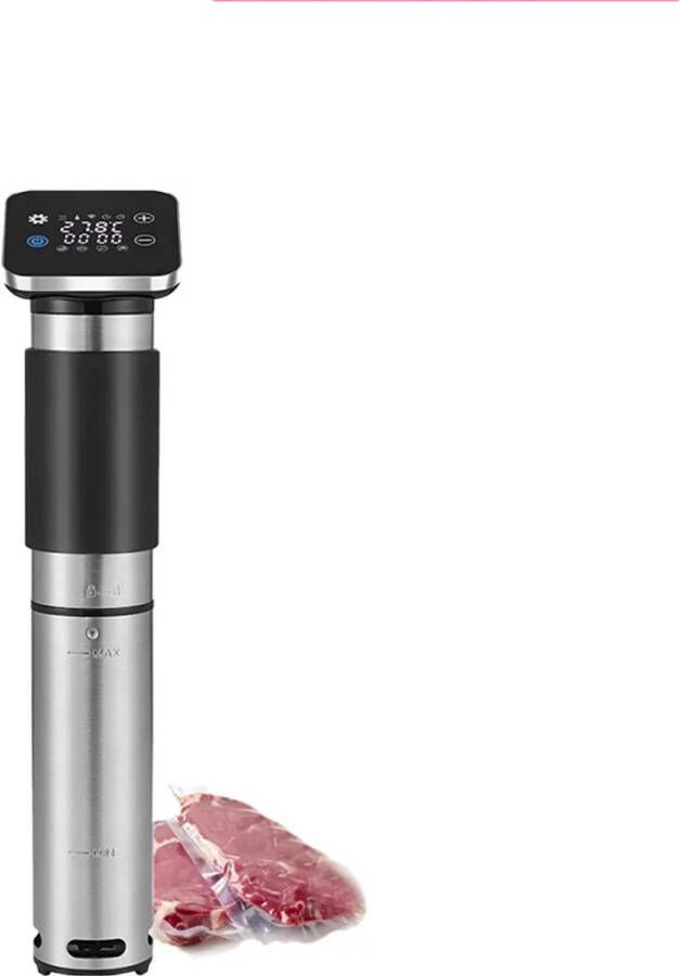 Corenia Sous Vide – Sous-Vide Kokers Sous Vide Stick 5e Generatie RVS – IPX7 Waterdicht – 1100W – Slowcookers Smart APP Bediening – Precise Temperatuurregeling