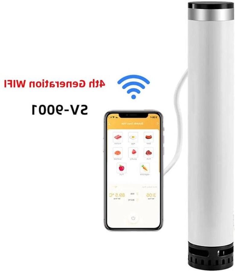 Corenia Sous Vide Sous Vide Stick Sous-vide Kokers Waterdichte met LCD Digitaal Display Instelbare Tijd en Temperatuur SV-9001