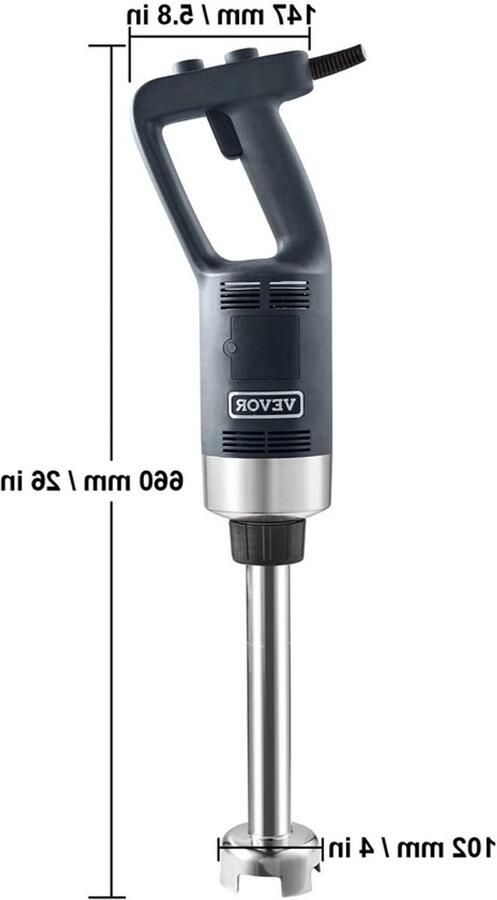 Corenia Staafmixer set Mixer Handmixer Krachtige Staafmixer 750W VS Mes – Voor Soep Babyvoeding & Meer