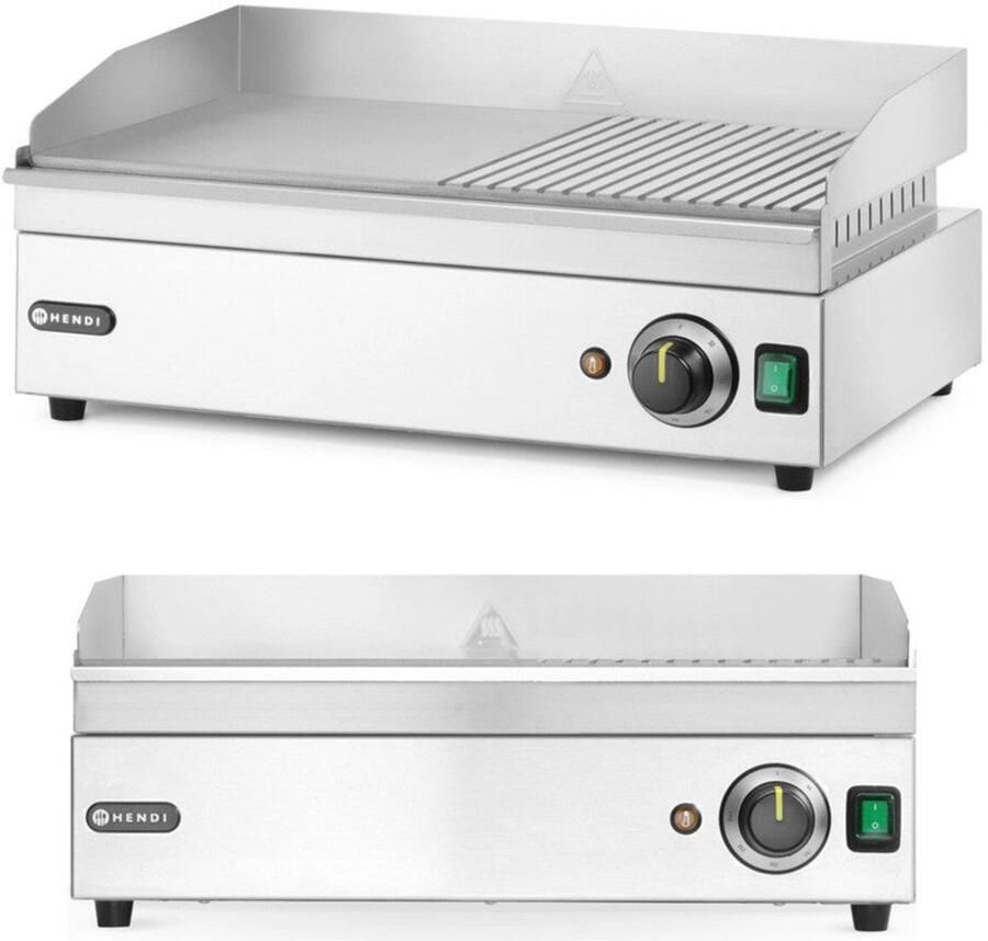 Corenia Tafelgrill – Elektrische Grillplaat – Bakplaat – Gourmetplaat – Teppanyaki – 527x404 mm – 2400W Vermogen – Instelbare Temperatuur Tot 300°C