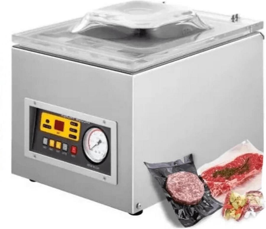 Corenia Vacumeermachine met Digitale Bediening Vacuum Sealer Vacuummachines Foodsaver Seal Apparaat 120W Kamer Vacuümapparaat