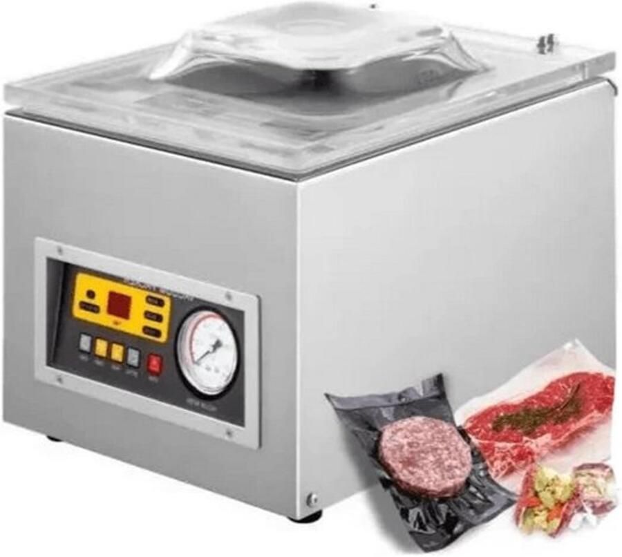 Corenia Vacumeermachine met Digitale Bediening Vacuum Sealer Vacuummachines Foodsaver Seal Apparaat 120W Kamer Vacuümapparaat