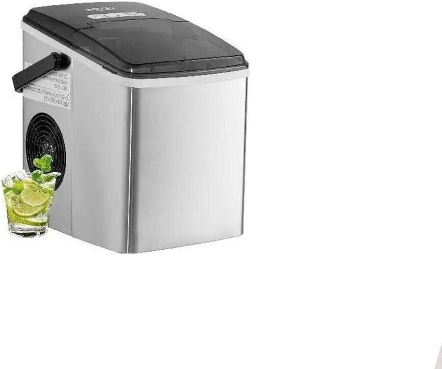 Corenia Vevor IJsblokjesmachine Ijsblokjes IJsblokjesmaker met IJsschep Per App Bestuurbaar Zelfreinigingsfunctie 105W 1.8lbs Zwart - Foto 3