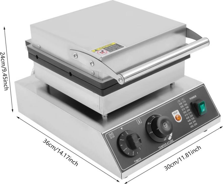 Corenia Wafelijzer – Wafel Maker – Wafelijzer Tarwestengel – Wafel Bakker – Wafelijzer 4 Wafels – Gietaluminium – Non-Stick Coating