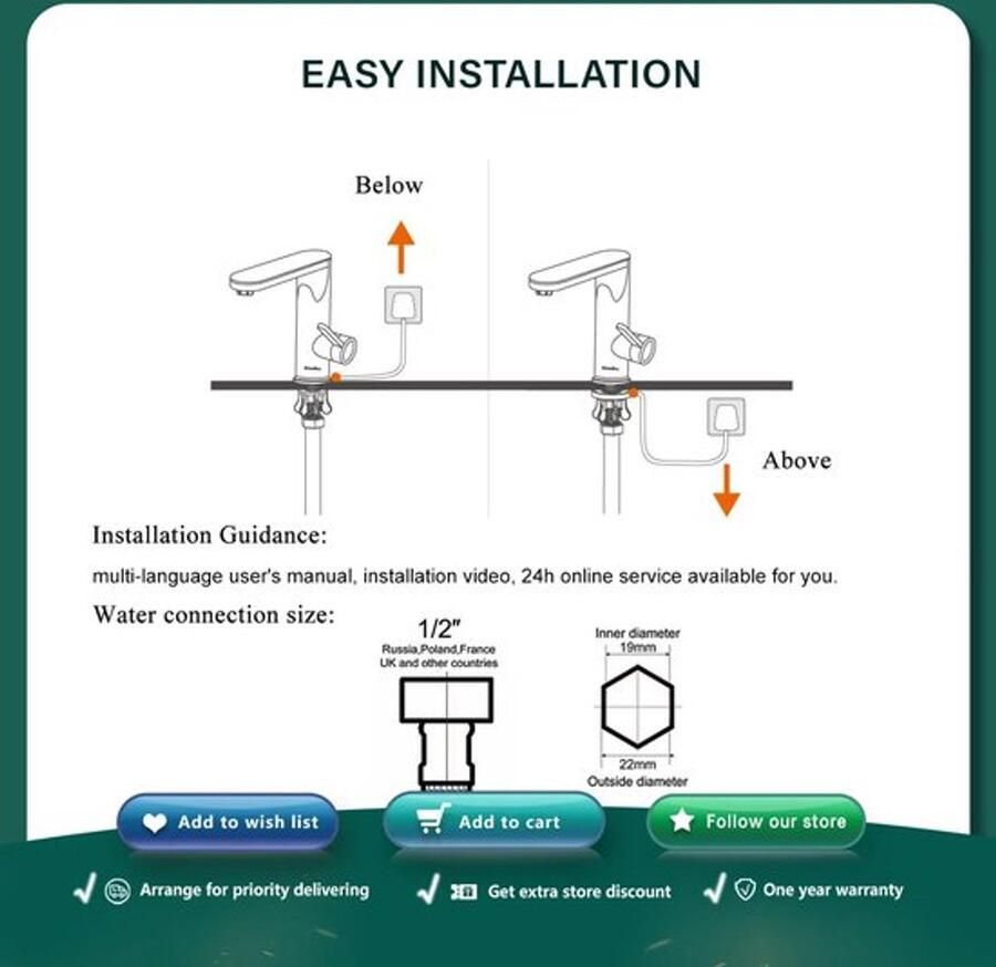 Warm Waterdispenser Instant Waterkoker Heet Water Warmwaterdispenser met Digitale Temperatuurweergave 220V Mat zwart - Foto 3