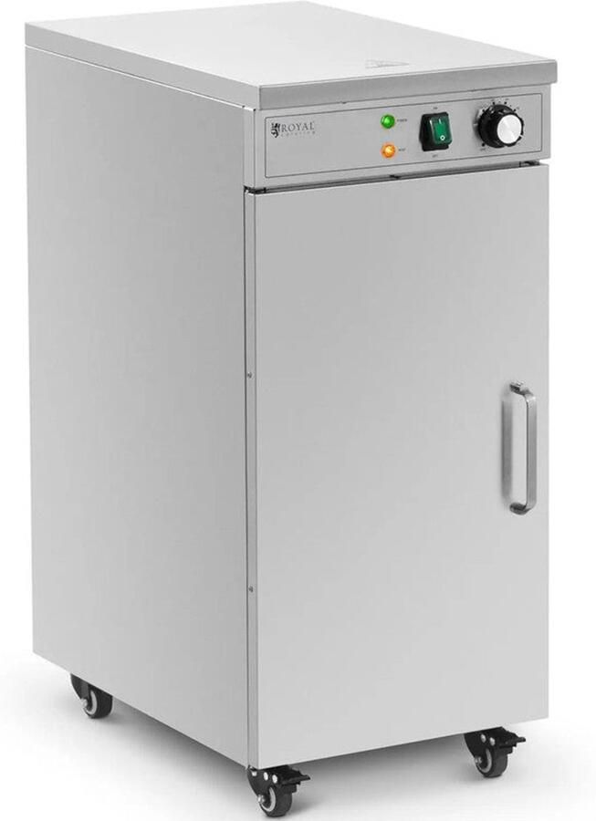 Corenia warmeplaat – warmhoudkast – bordenverwarmer – warmhoudrek – cateringwarmte – roestvrij staal – 60 borden capaciteit – 600W vermogen