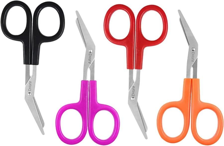 Cosensi Reddingsschaar verzorging verpleegsters professioneel gebruik 12 cm 4 stuks