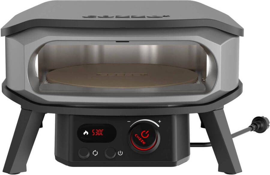 Cozze 13 Elektrische pizzaoven met roterende steen en deur 230V Premium pizza oven