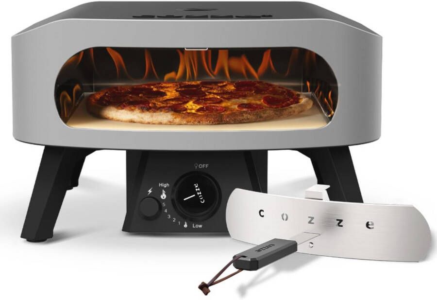 Cozze 13 Gas Pizzaoven met Pizzasteen en Thermometer Compact en Gebruiksvriendelijk
