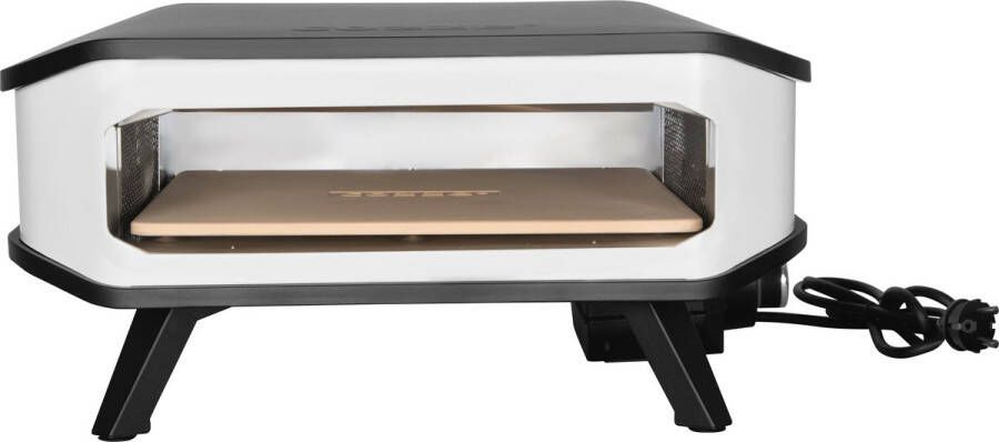 Cozze Pizza Oven Elektrisch 17 Inch met Pizzasteen 230V 2200W Edelstaal Zwart - Foto 3