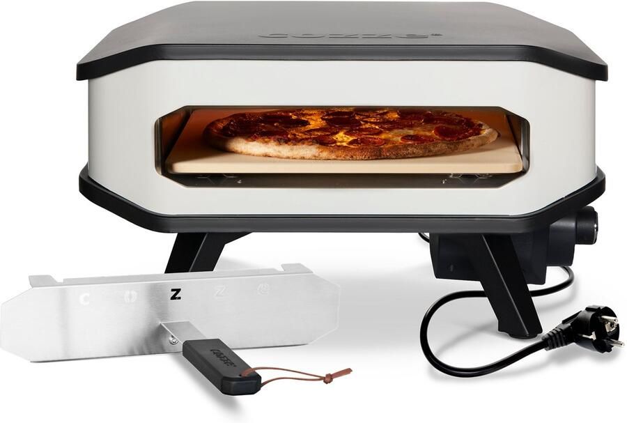 Cozze 13 inch Elektrische Pizza oven Ø 34 cm met Pizza steen en afsluiting