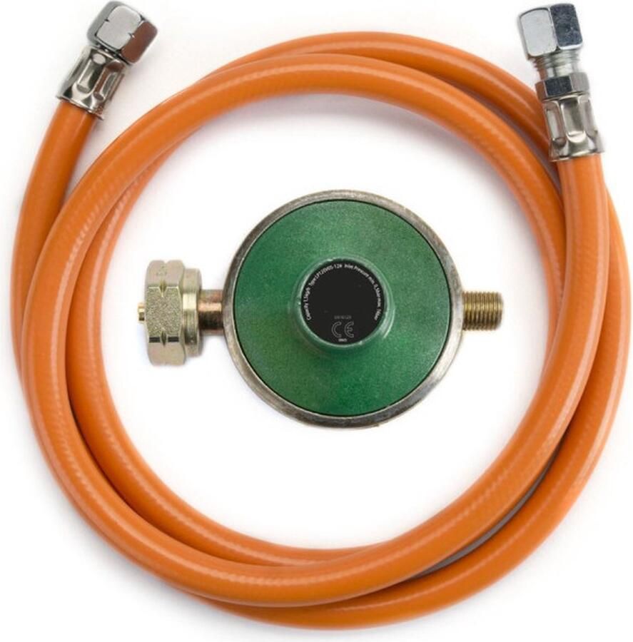 Cozze Set Regulator en Slang 1 5 meter voor Pizza Oven Gas Ijzer Multicolor