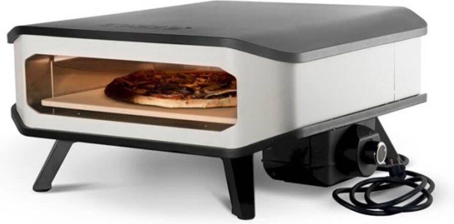 Cozze Pizza Oven Elektrisch 17 Inch met Pizzasteen 230V 2200W Edelstaal Zwart - Foto 2