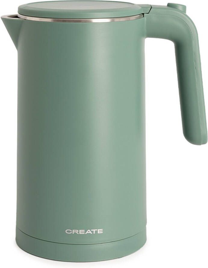 Create 1 L elektrische waterkoker met temperatuurregeling 1000W Groen KETTLE STUDIO PRO