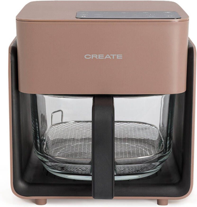 Create 4 2L Glazen Airfryer met Stoomfunctie AIR FRYER STUDIO CRYSTAL