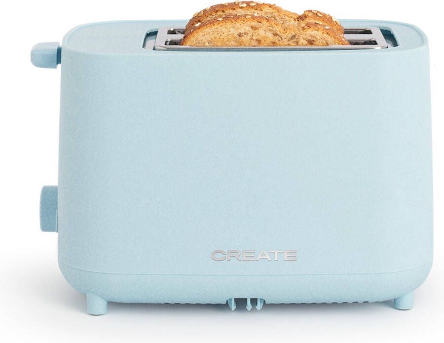 Create Broodrooster van 750 W Met beveiligingssysteem Zes vermogensniveaus Pastel blauw- TOAST STUDIO - Foto 1
